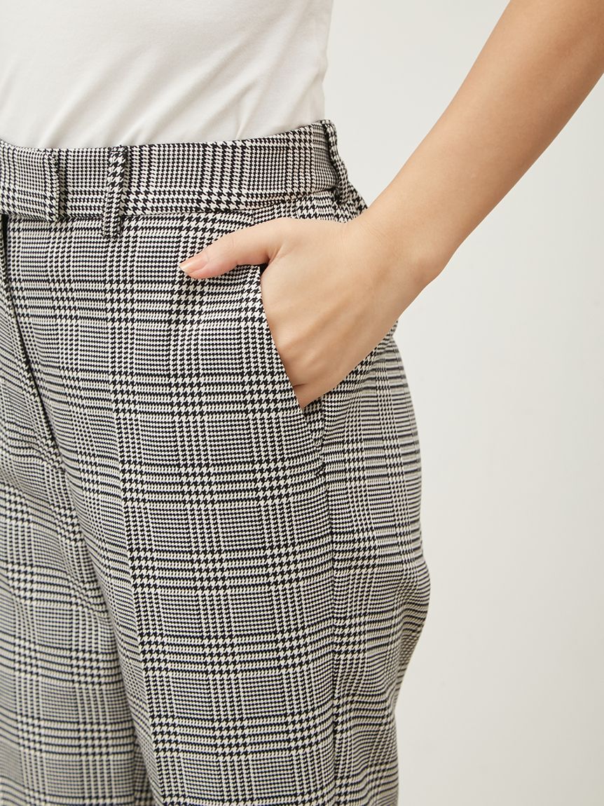 Mila Owen「【WEB限定カラー】後ろゴムセンタープレステーパードパンツ【ウォッシャブル】」|チノ|