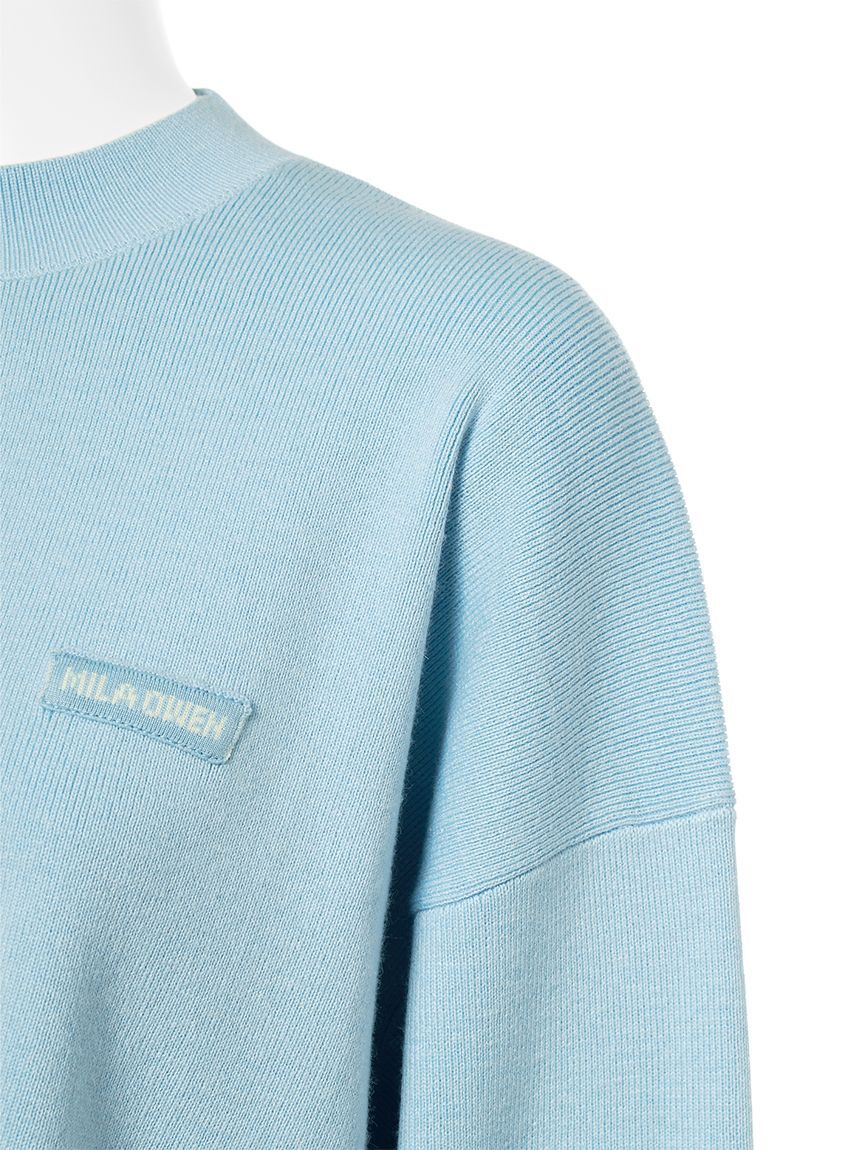 Mila Owen「クロップドクルーネックニット」|ニット・セーター|