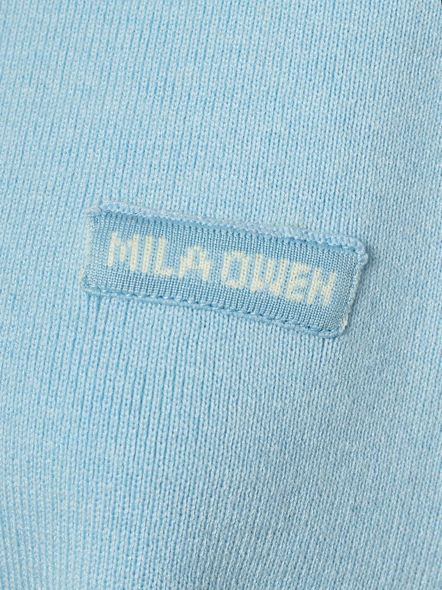 Mila Owen「クロップドクルーネックニット」|ニット・セーター|