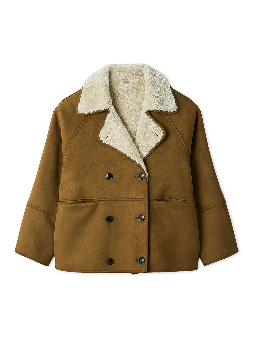 Mila Owen「フェイクレザームートンジャケット」|その他|