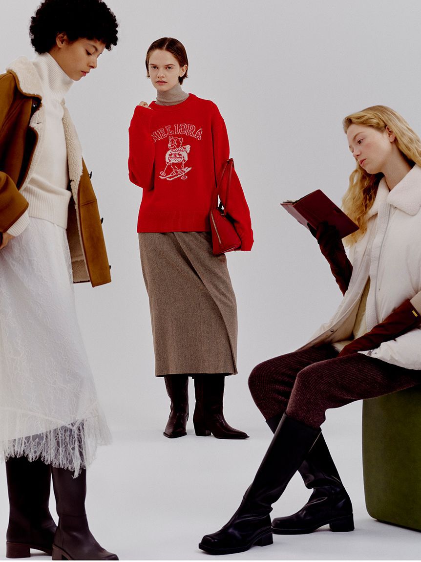 Mila Owen「フェイクレザームートンジャケット」|その他|