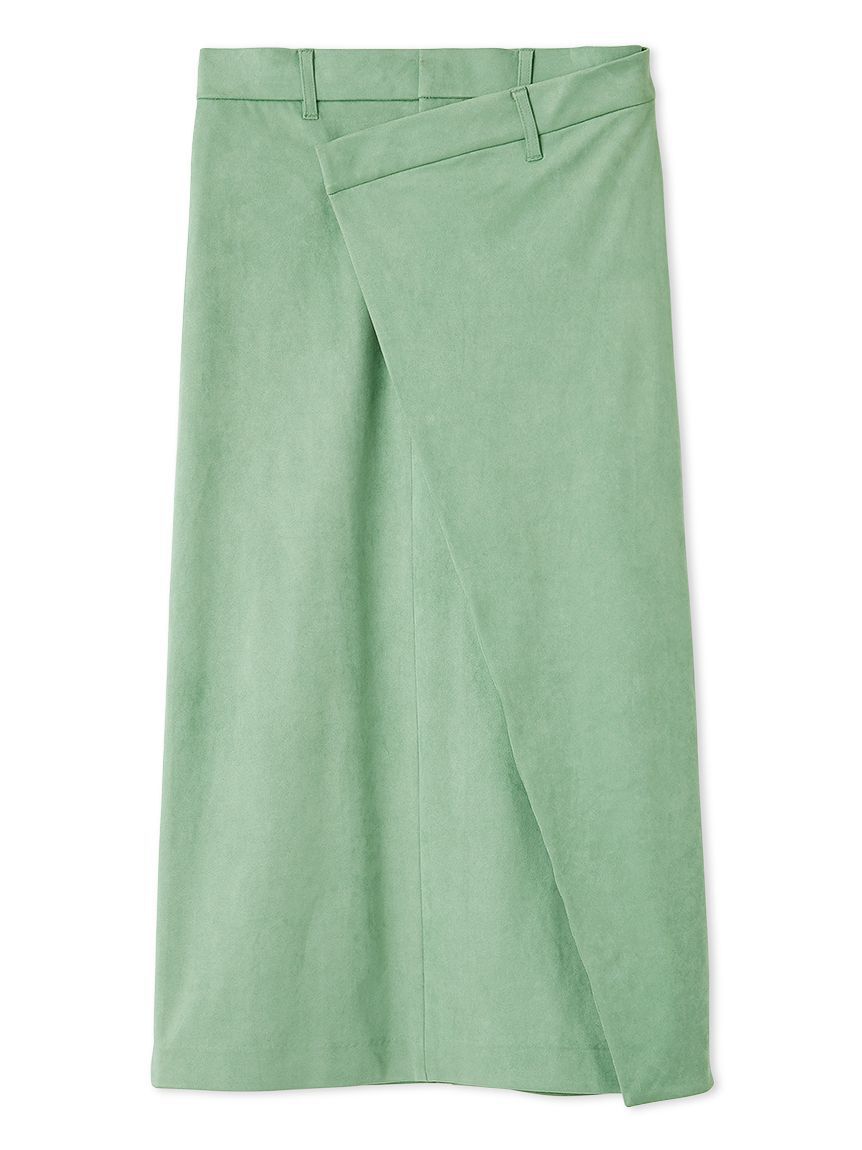 Mila Owen「【セットアップ対応】スウェードアシメストレートスカート」|スカート|MNT