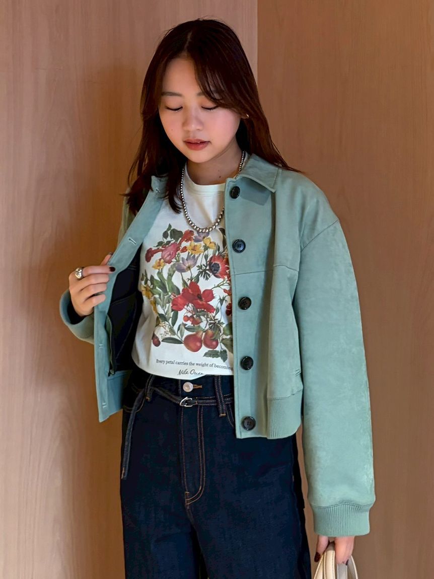 Mila Owen「ボタニカルグラフィックTシャツ」|Tシャツ・カットソー|