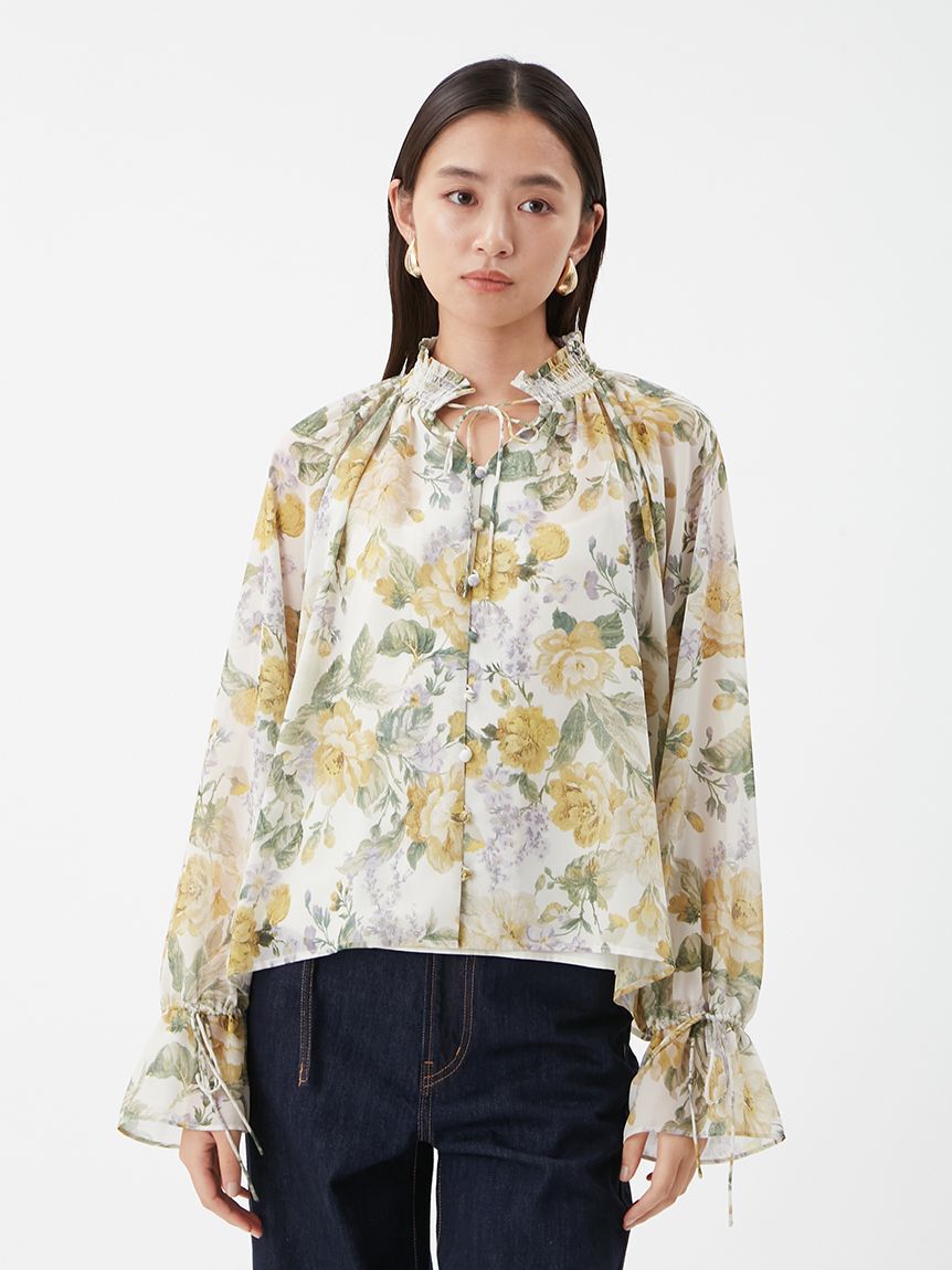 Mila Owen「フラワープリントブラウス」|シャツ・ブラウス|
