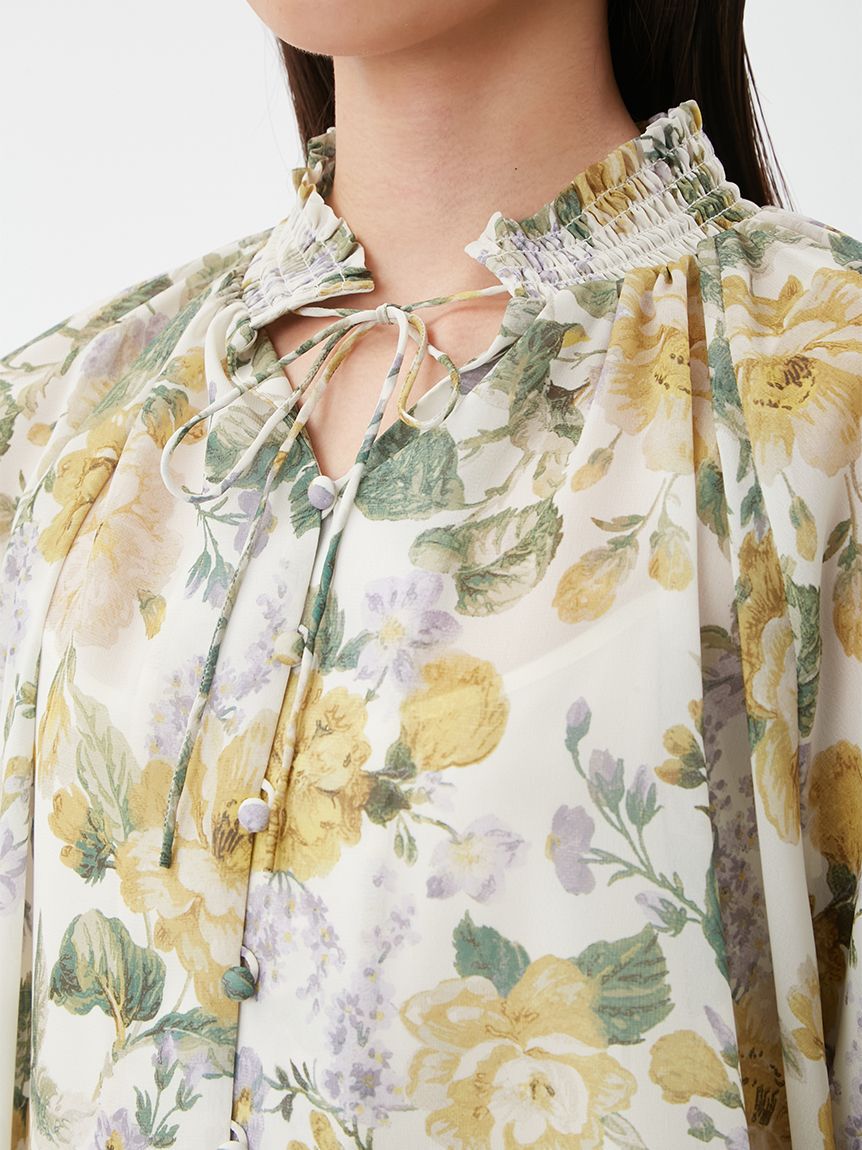 Mila Owen「フラワープリントブラウス」|シャツ・ブラウス|