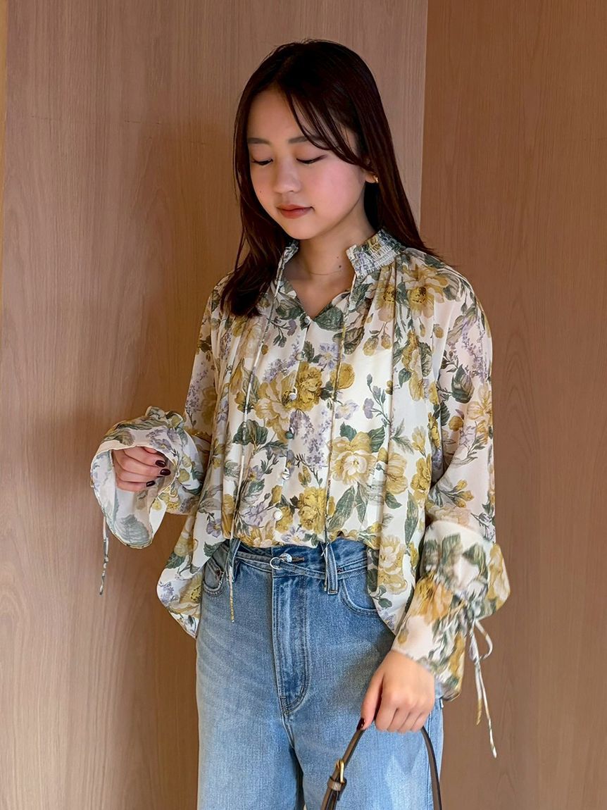 Mila Owen「フラワープリントブラウス」|シャツ・ブラウス|