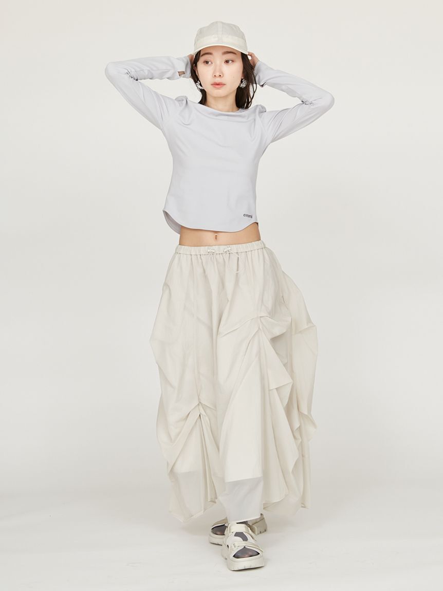 emmi yoga「サステナレッチデザインプルオーバー」|その他|