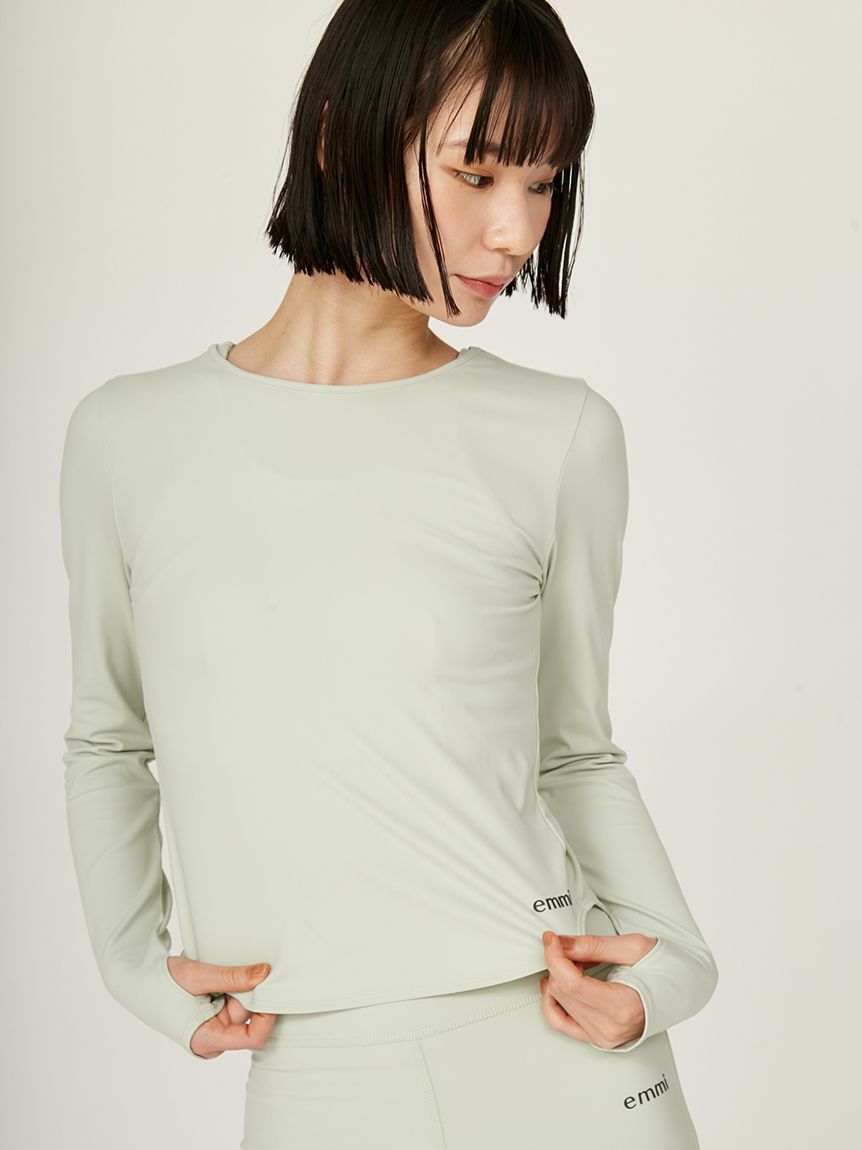 emmi yoga「サステナレッチデザインプルオーバー」|その他|