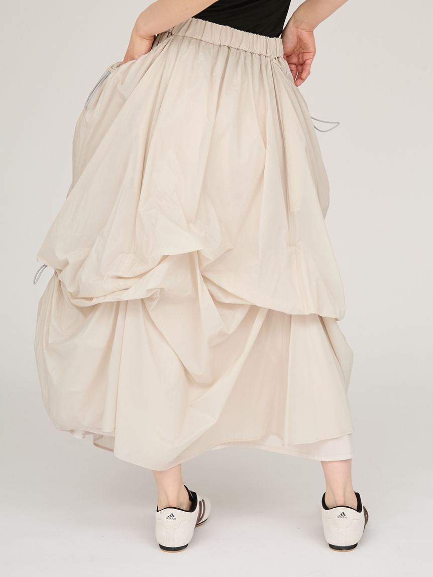 emmi atelier「タックドロストボリュームスカート」|スカート|