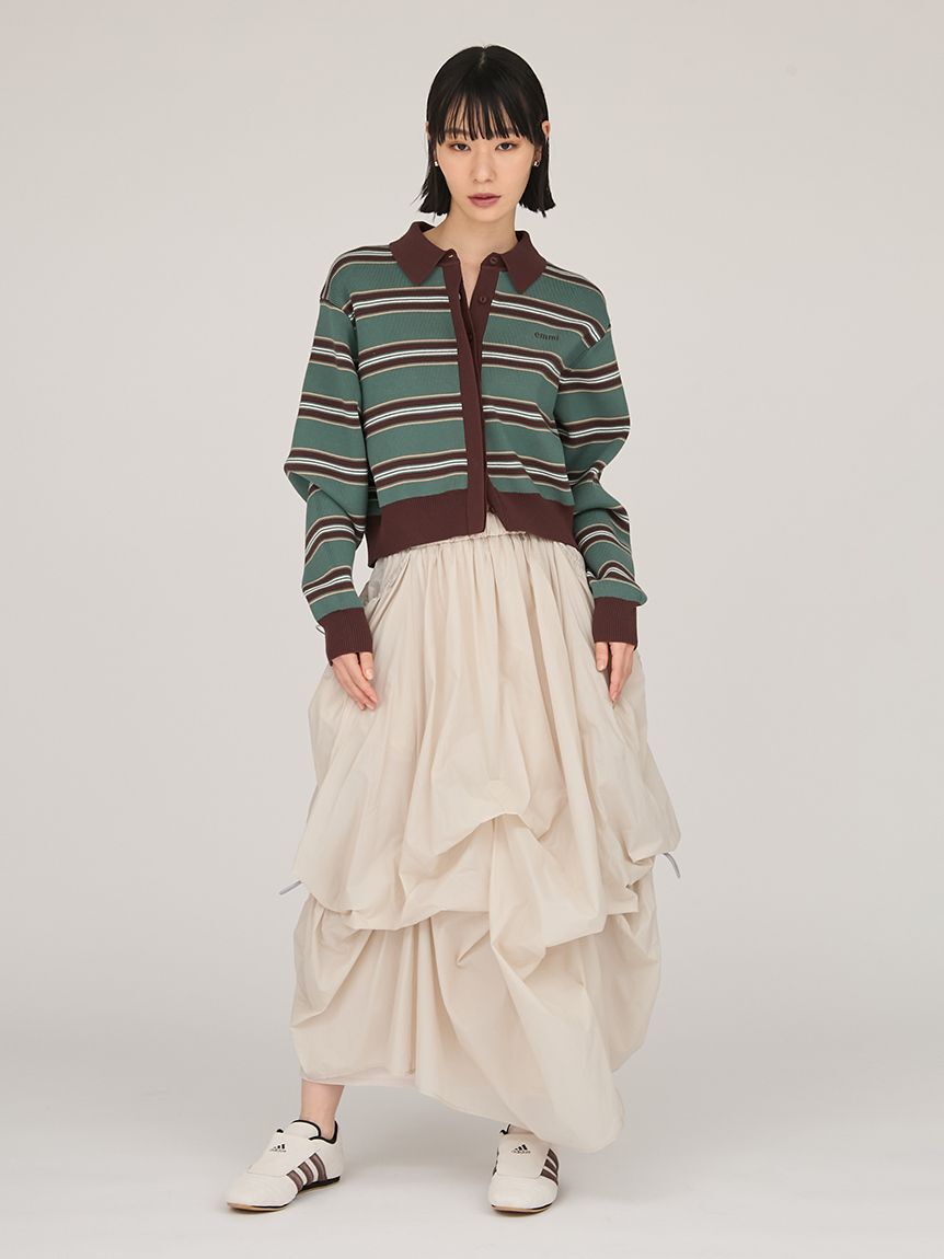 emmi atelier「タックドロストボリュームスカート」|スカート|