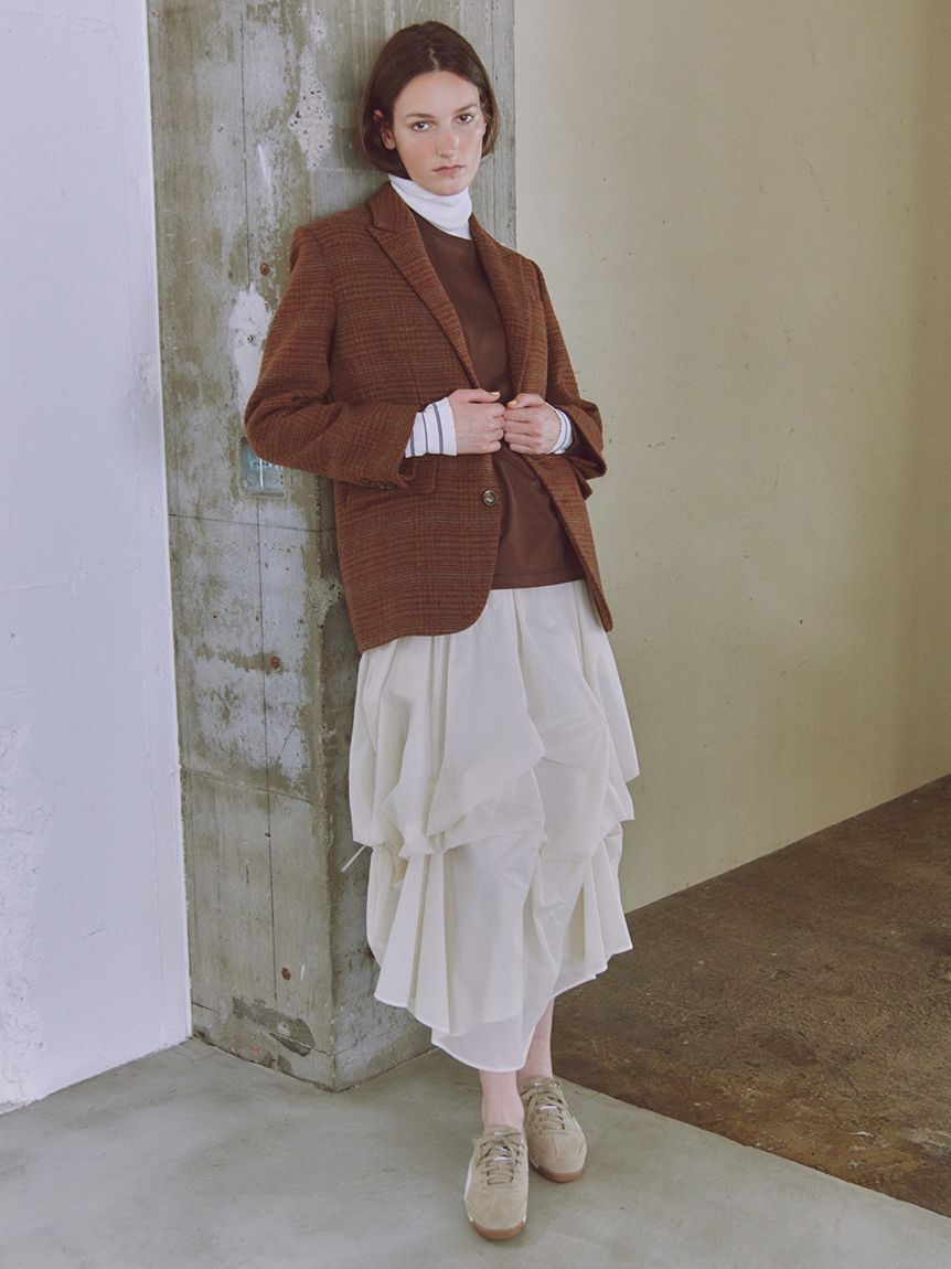 emmi atelier「タックドロストボリュームスカート」|スカート|