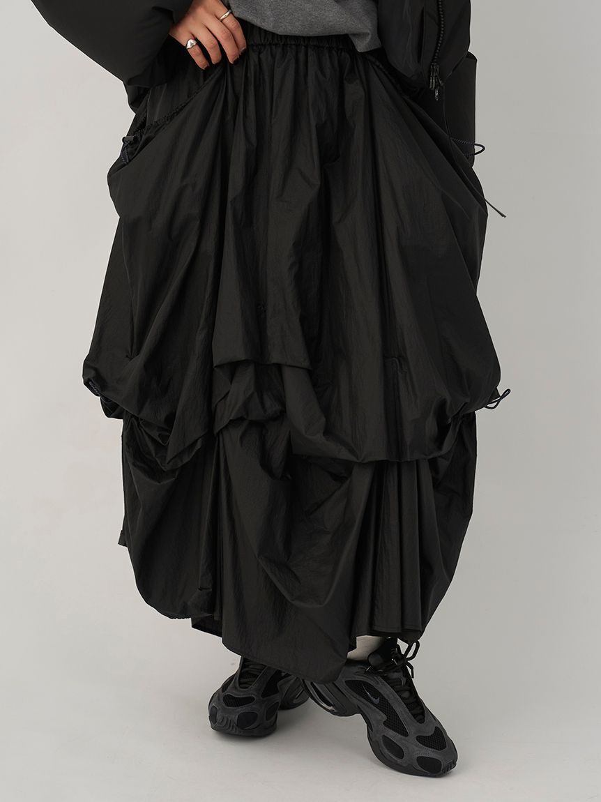 emmi atelier「タックドロストボリュームスカート」|スカート|