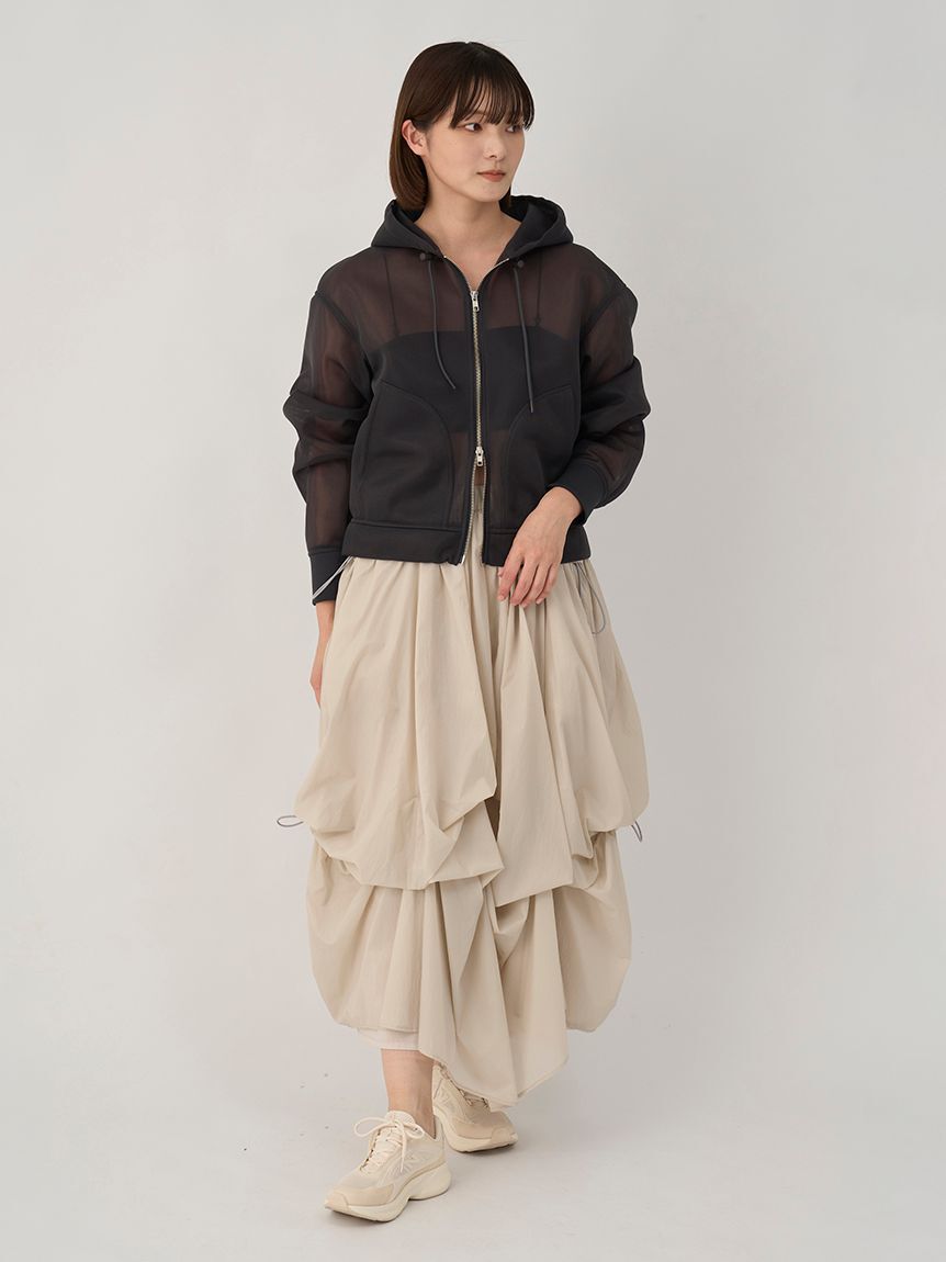 emmi atelier「タックドロストボリュームスカート」|スカート|