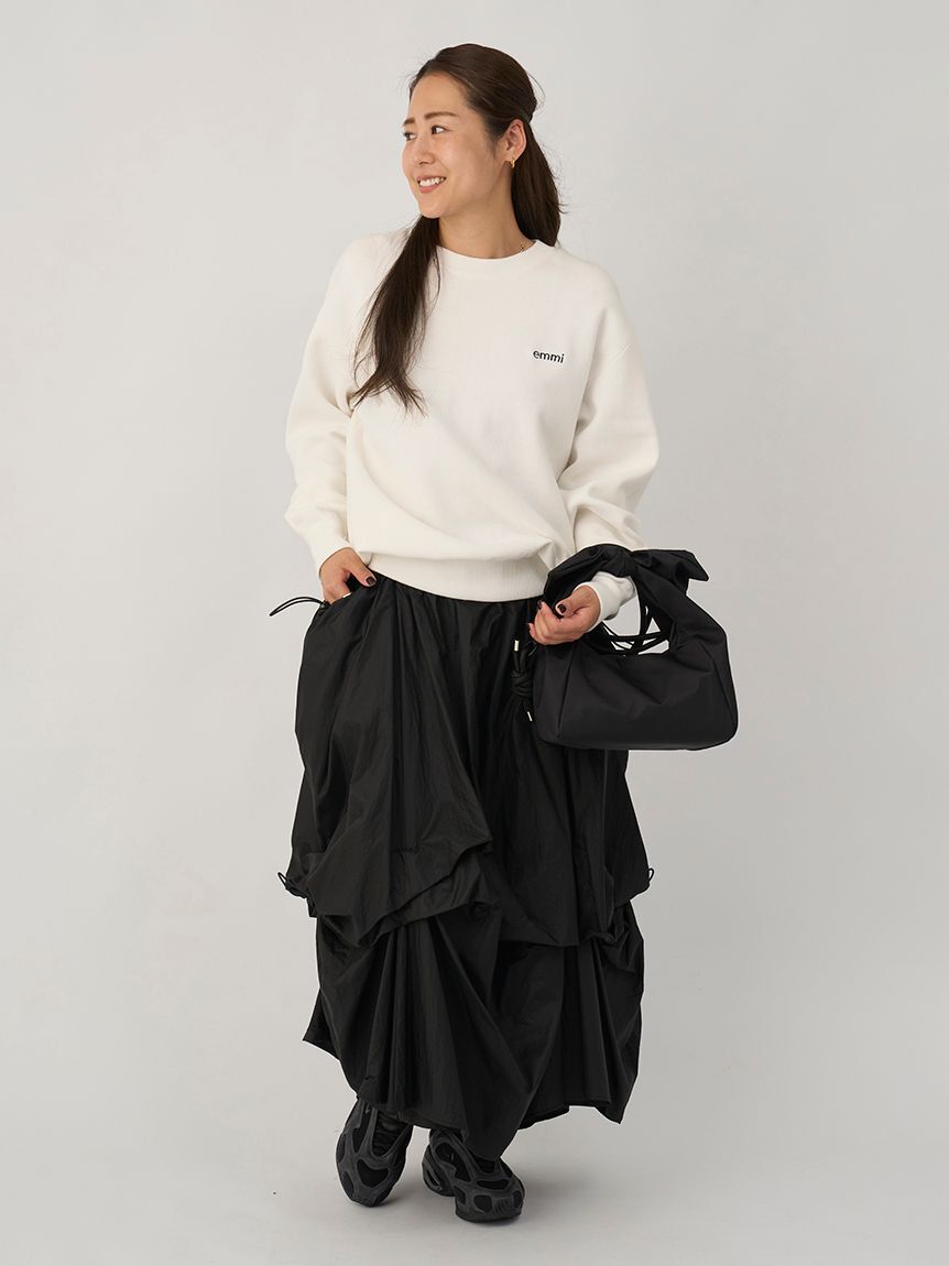 emmi atelier「タックドロストボリュームスカート」|スカート|