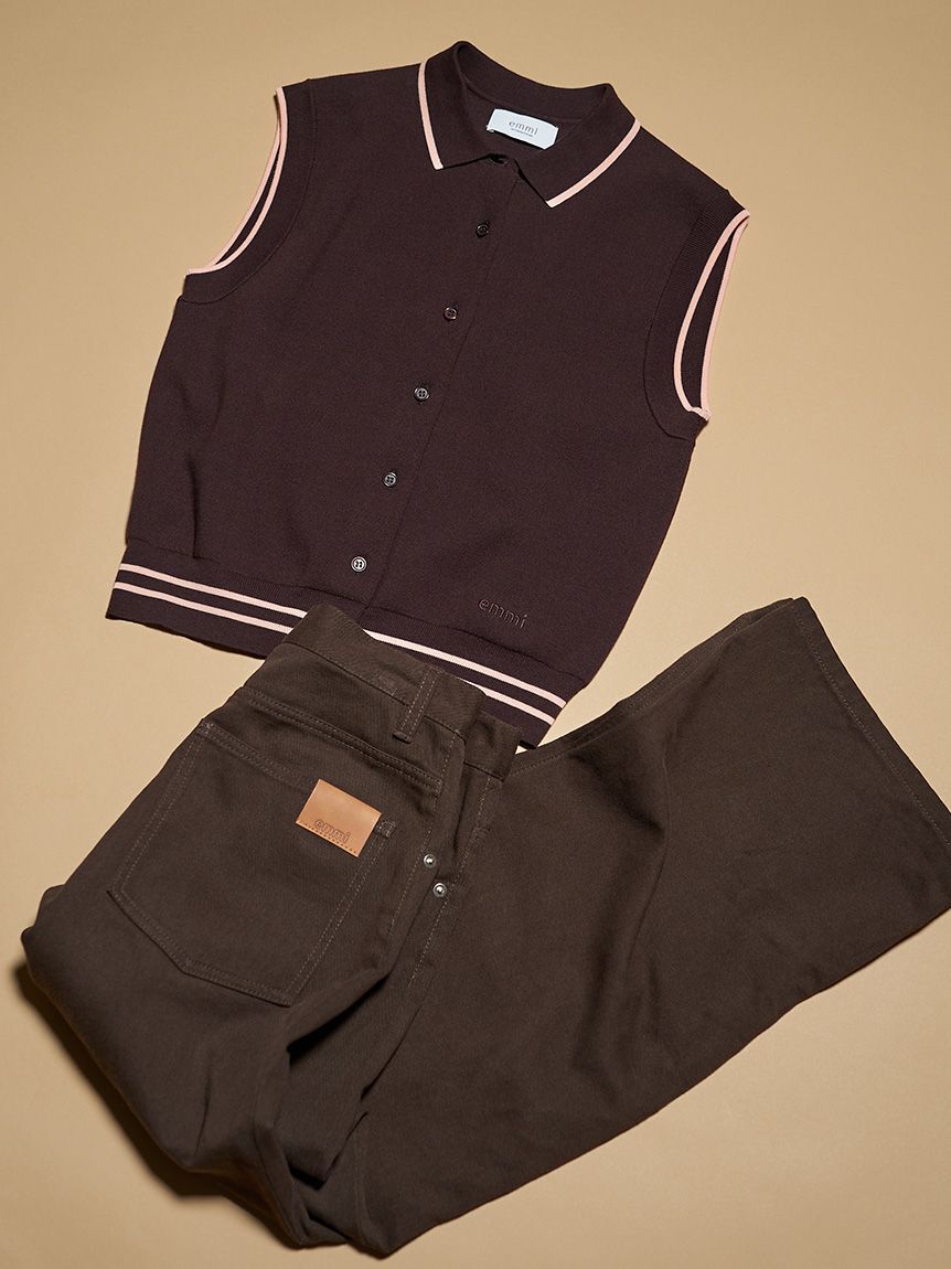 emmi atelier「ルーズデニムパンツ」|デニム|