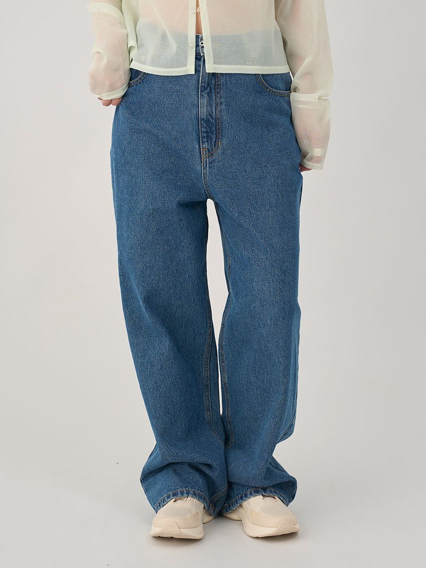 emmi atelier「ルーズデニムパンツ」|デニム|