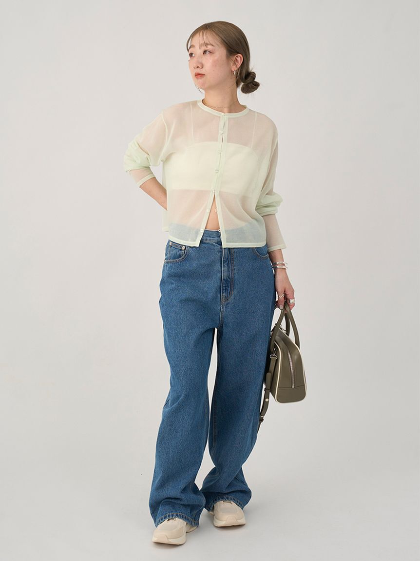 emmi atelier「ルーズデニムパンツ」|デニム|