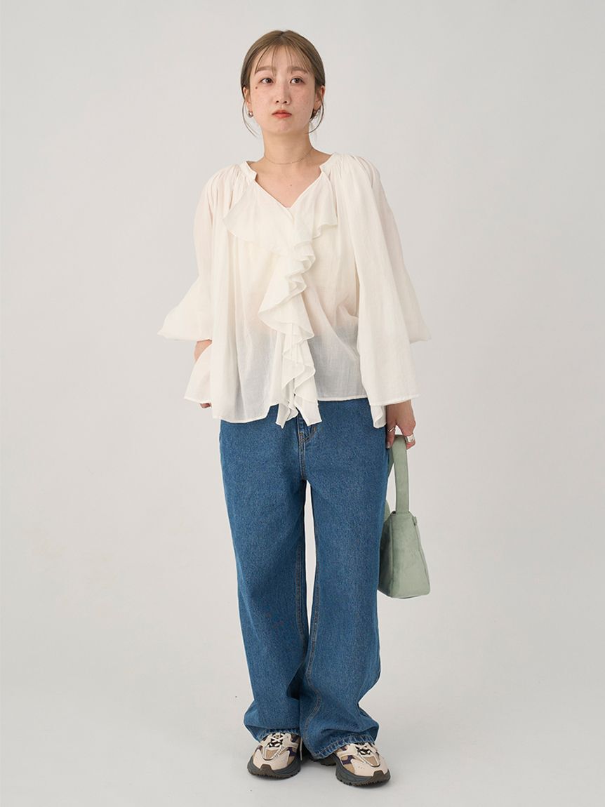 emmi atelier「ルーズデニムパンツ」|デニム|