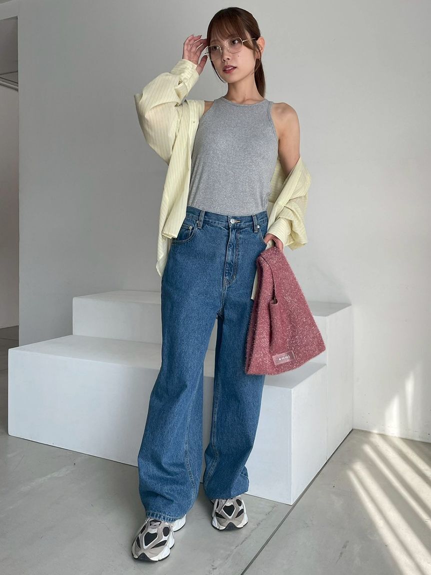 emmi atelier「ルーズデニムパンツ」|デニム|