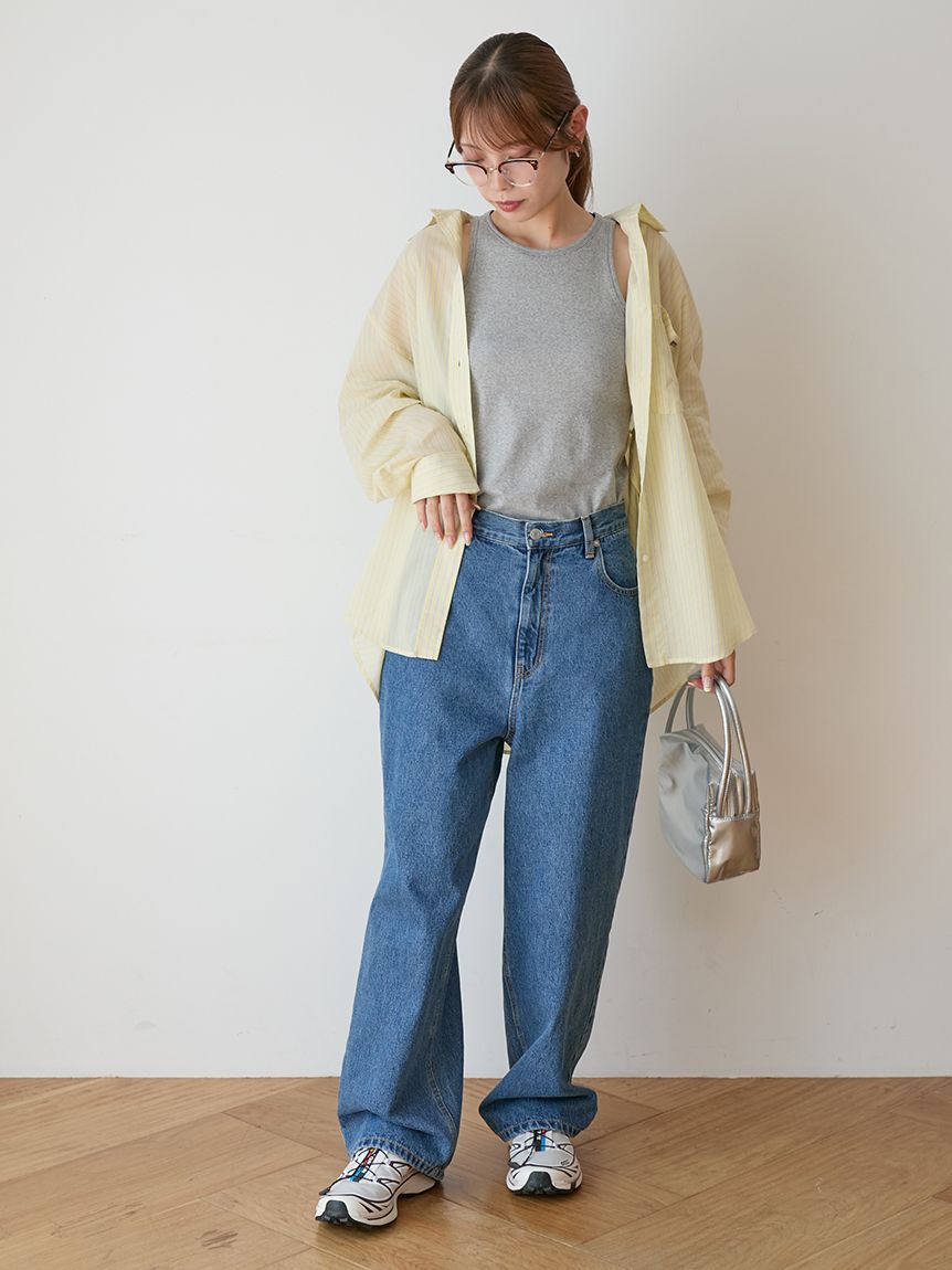 emmi atelier「ルーズデニムパンツ」|デニム|