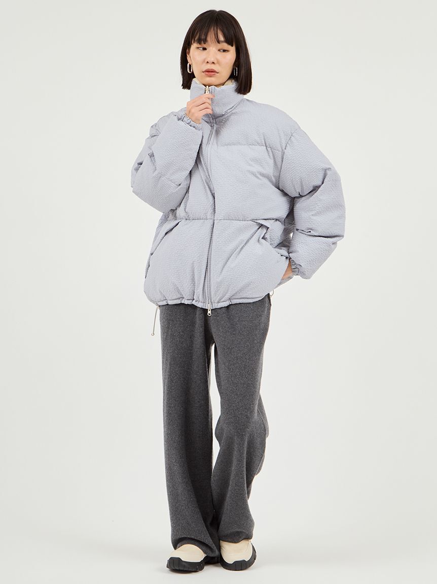 emmi atelier「リバーシブル中わたコート」|ダウン|