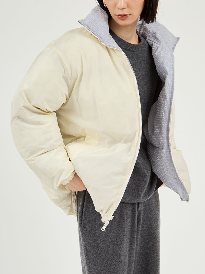 emmi atelier「リバーシブル中わたコート」|ダウン|