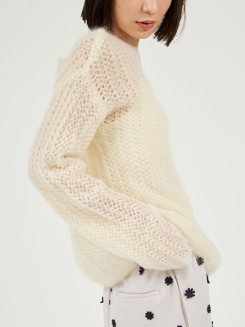 emmi atelier「ルーズモヘアニットトップス」|ニット・セーター|