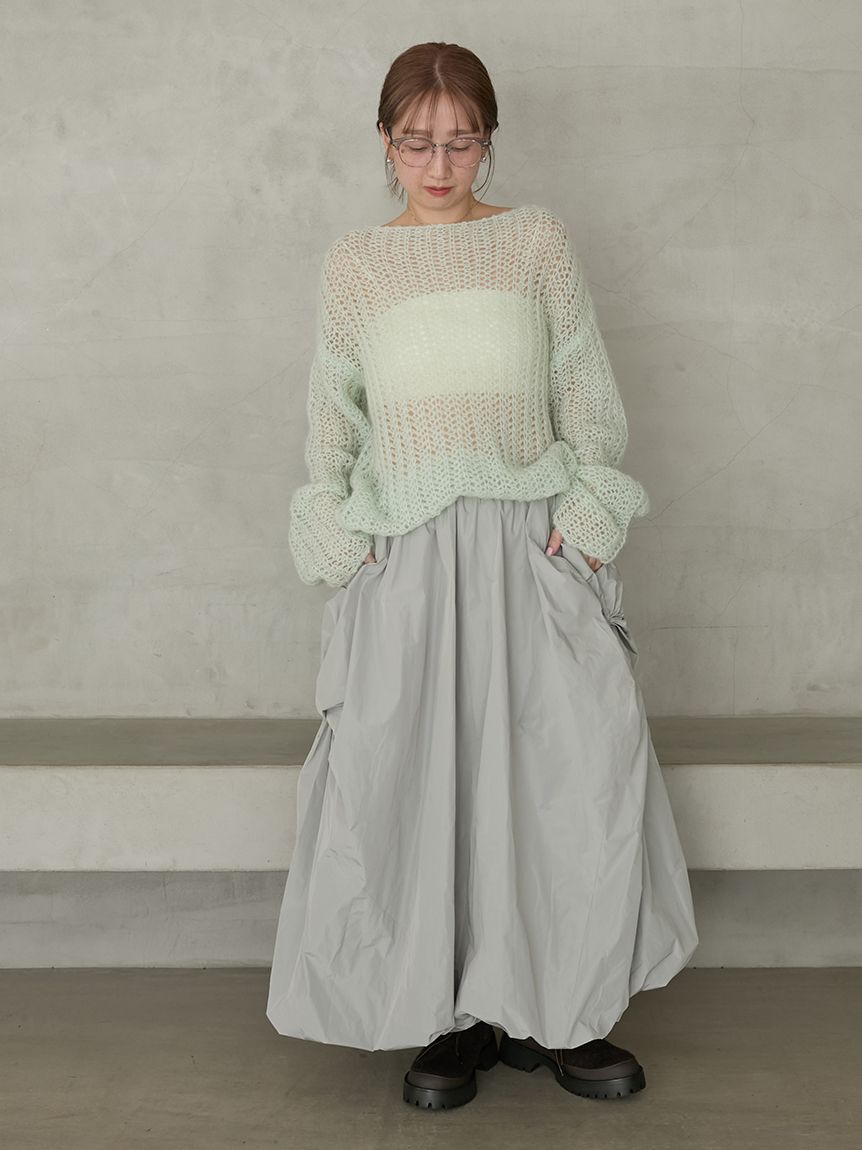 emmi atelier「ルーズモヘアニットトップス」|ニット・セーター|