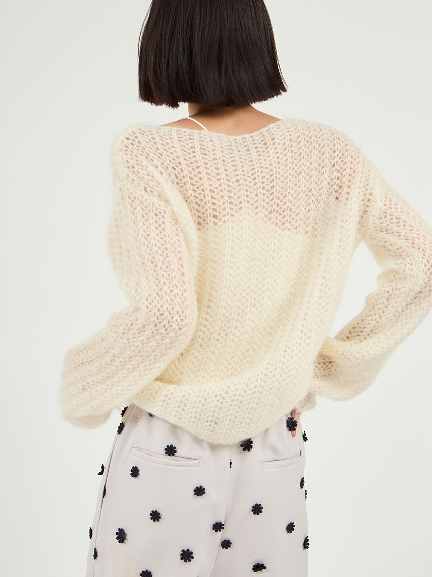 emmi atelier「ルーズモヘアニットトップス」|ニット・セーター|