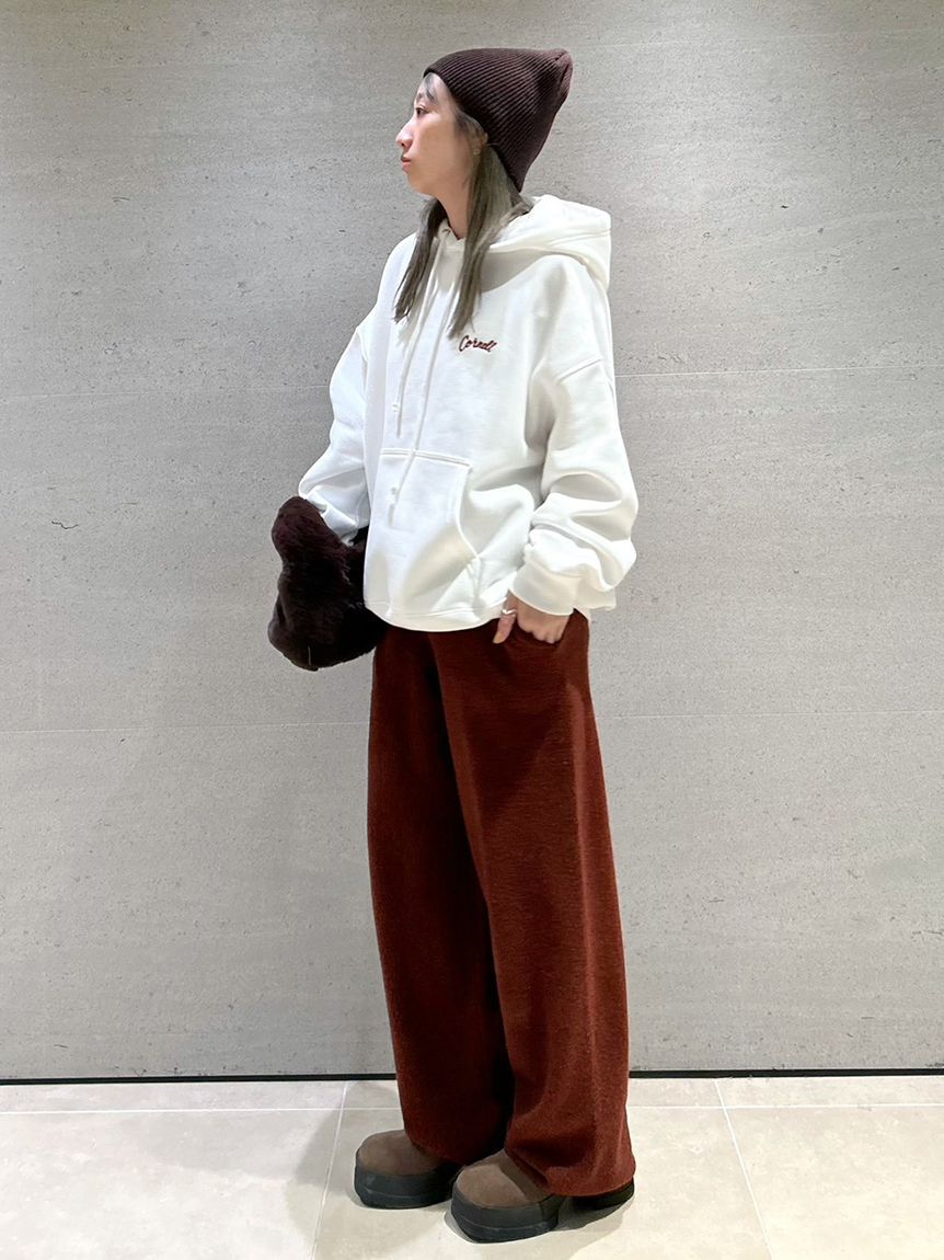 emmi「【ONLINE限定】【emmi&times;GOOD ROCK SPEED】カレッジワイドボディフーディ」|スウェット・ジャージ|