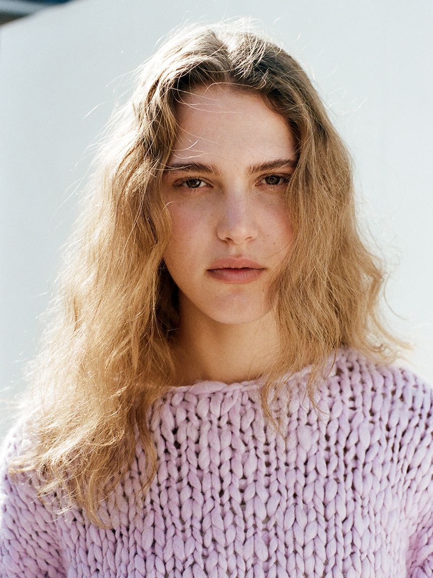 emmi atelier「ウール混ハンドニットプルオーバー」|ニット・セーター|