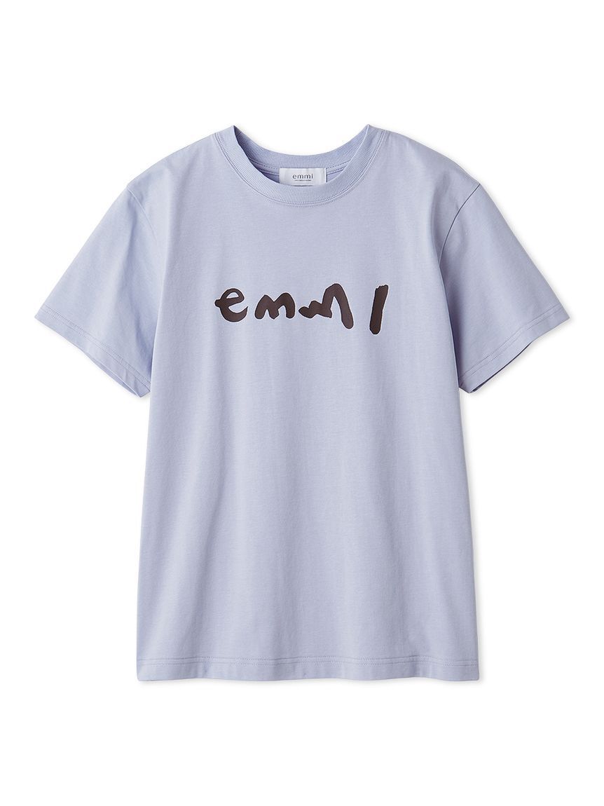emmi atelier「ペイントemmiロゴTシャツ/UVカット/接触冷感」|Tシャツ・カットソー|