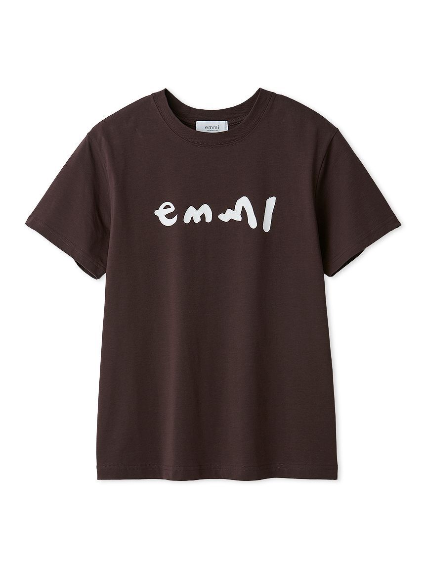 emmi atelier「ペイントemmiロゴTシャツ/UVカット/接触冷感」|Tシャツ・カットソー|