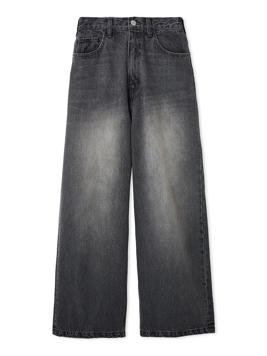 emmi atelier「ウエストゴムルーズデニムパンツ」|デニム|