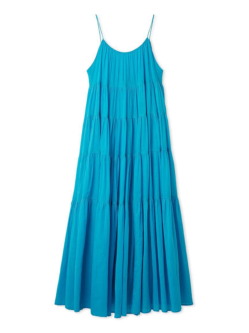 emmi atelier「コットンボリュームティアードワンピース」|ワンピース|