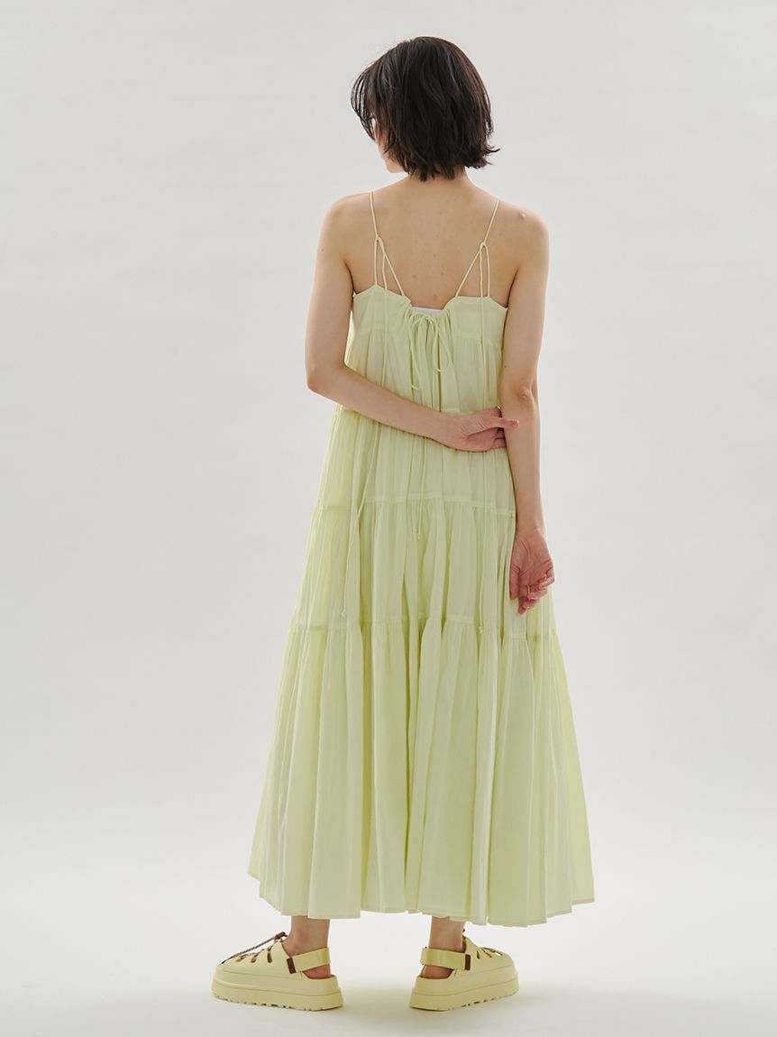 emmi atelier「コットンボリュームティアードワンピース」|ワンピース|