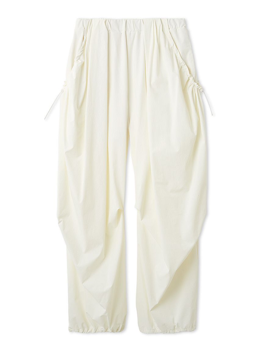 emmi atelier「eco ボリュームパラシュートパンツ/撥水/UVカット/接触冷感」|チノ|