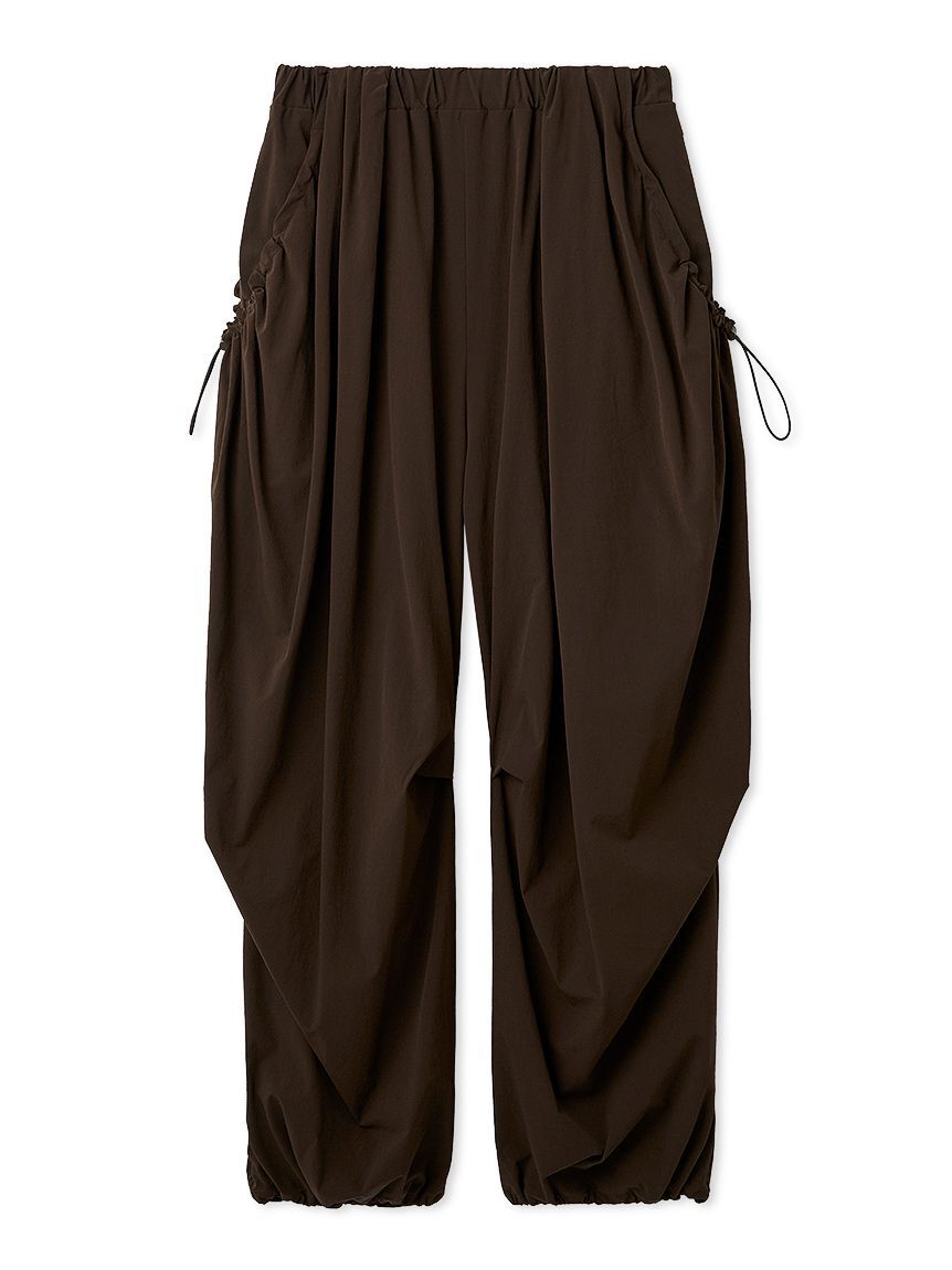 emmi atelier「eco ボリュームパラシュートパンツ/撥水/UVカット/接触冷感」|チノ|