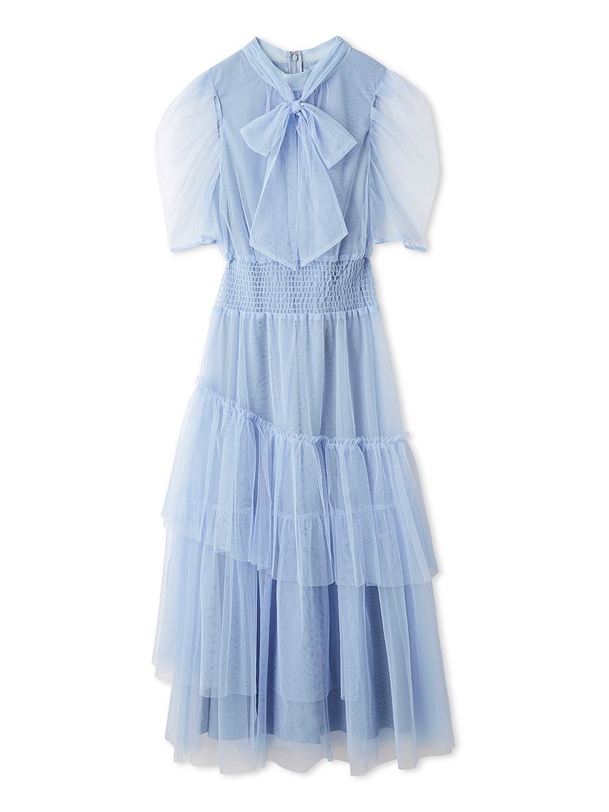 FURFUR「ハーフスリーブチュールドレス」|ドレス|LBLU