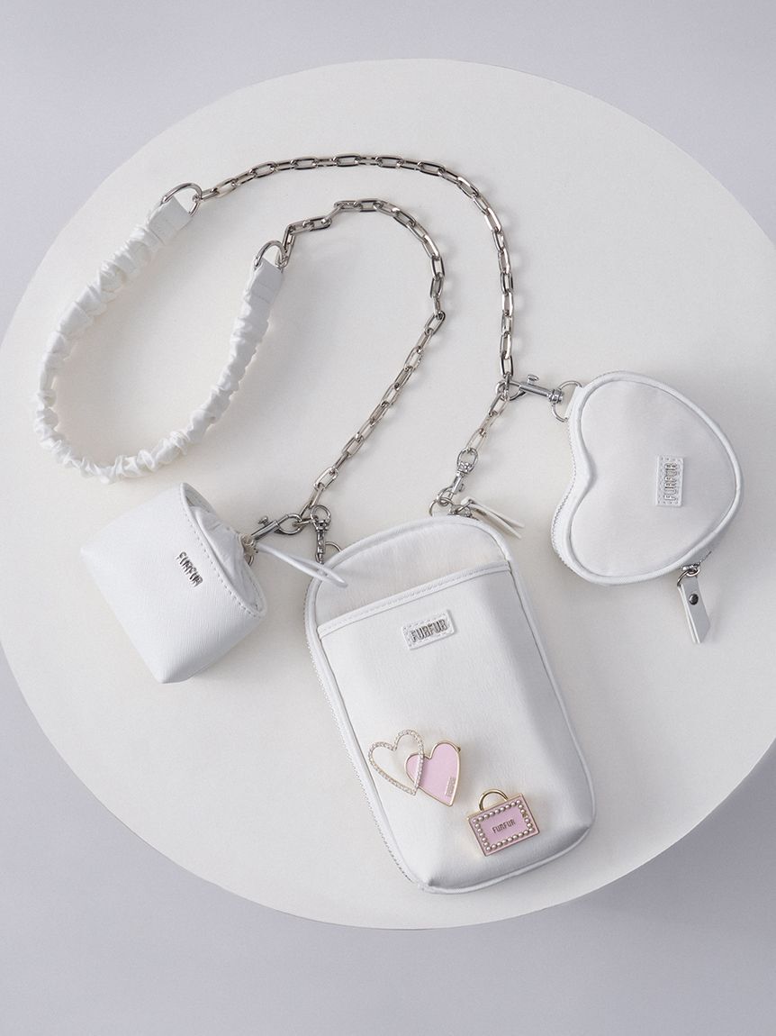 FURFUR「【WEB限定カラー】マテリアルコンビ3SETショルダーバッグ」|ショルダー・メッセンジャー|