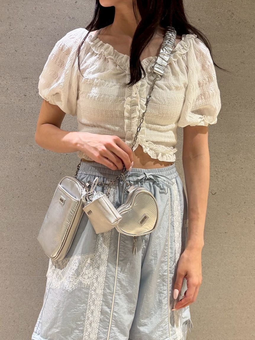 FURFUR「【WEB限定カラー】マテリアルコンビ3SETショルダーバッグ」|ショルダー・メッセンジャー|