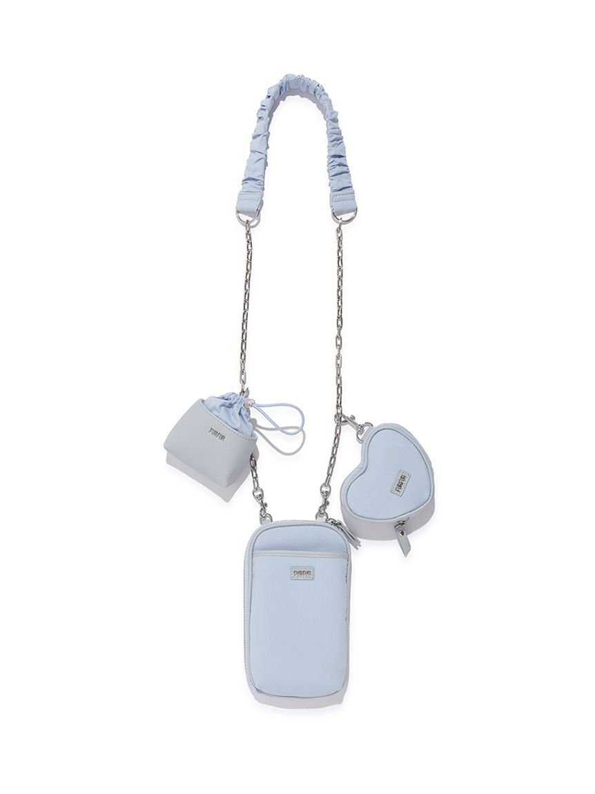 FURFUR「【WEB限定カラー】マテリアルコンビ3SETショルダーバッグ」|ショルダー・メッセンジャー|