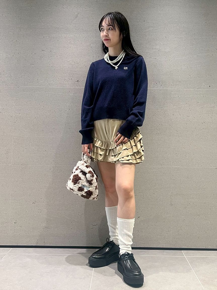 FURFUR「フリルレイヤースウェードショートパンツ」|その他|