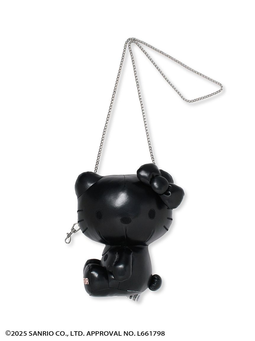 FURFUR「【WEB・一部店舗限定カラー】HELLO KITTYぬいぐるみショルダー」|ショルダー・メッセンジャー|BLK