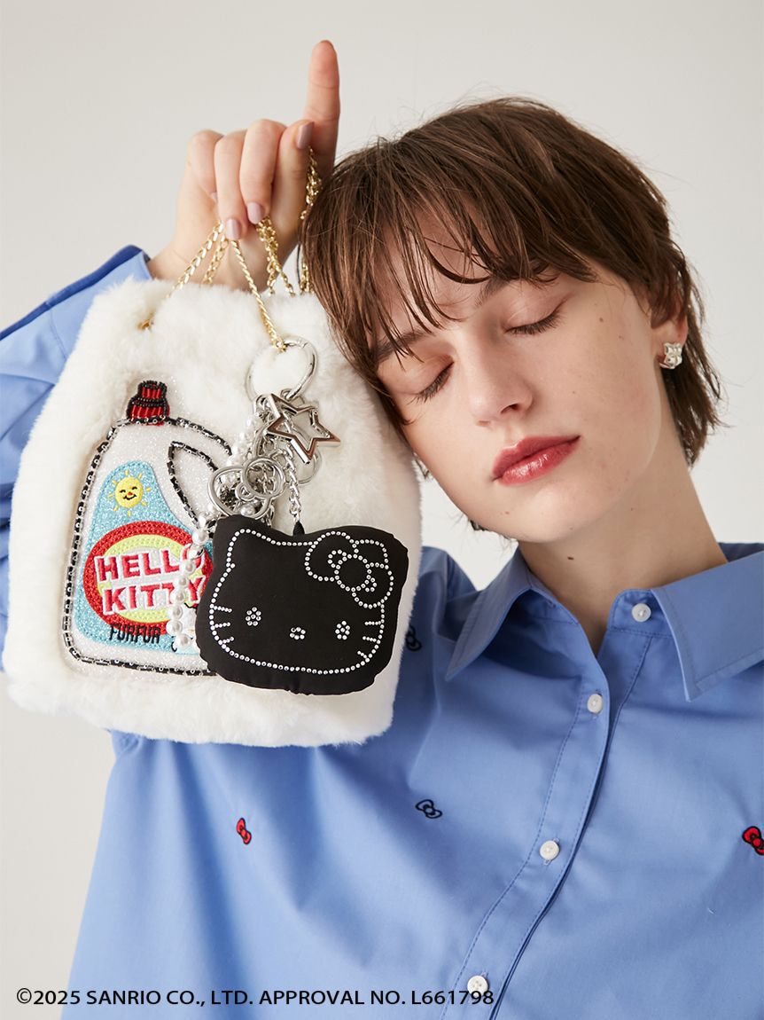 FURFUR「HELLO KITTYクリスタルチャーム」|キーケース|