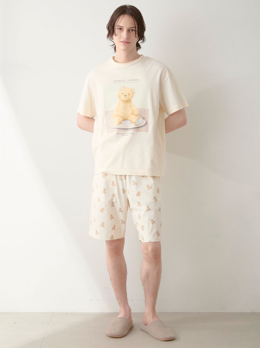 GELATO PIQUE HOMME「【UNDERSON UNDERSON】【HOMME】総柄ベアプリントハーフパンツ」|その他|