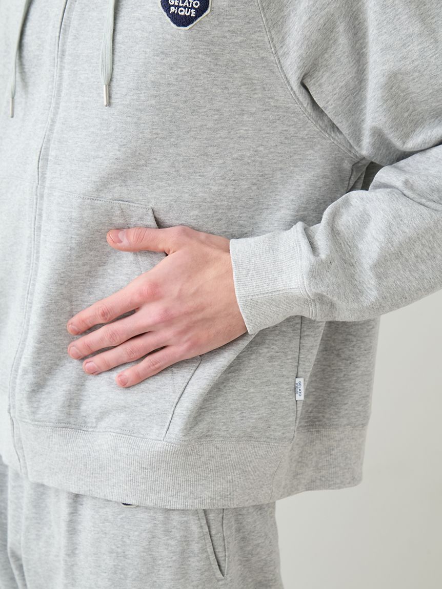 GELATO PIQUE HOMME「【HOMME】裏毛ハートロゴ刺繍パーカ」|パーカー|