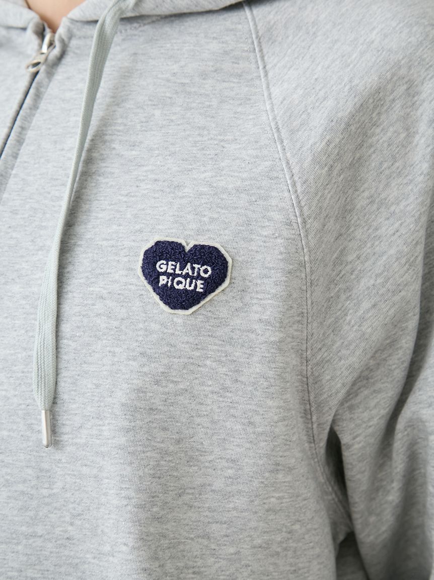 GELATO PIQUE HOMME「【HOMME】裏毛ハートロゴ刺繍パーカ」|パーカー|