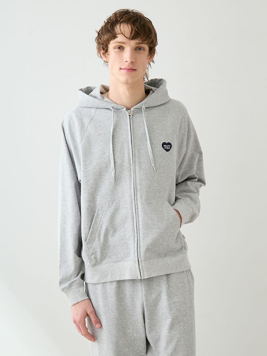 GELATO PIQUE HOMME「【HOMME】裏毛ハートロゴ刺繍パーカ」|パーカー|