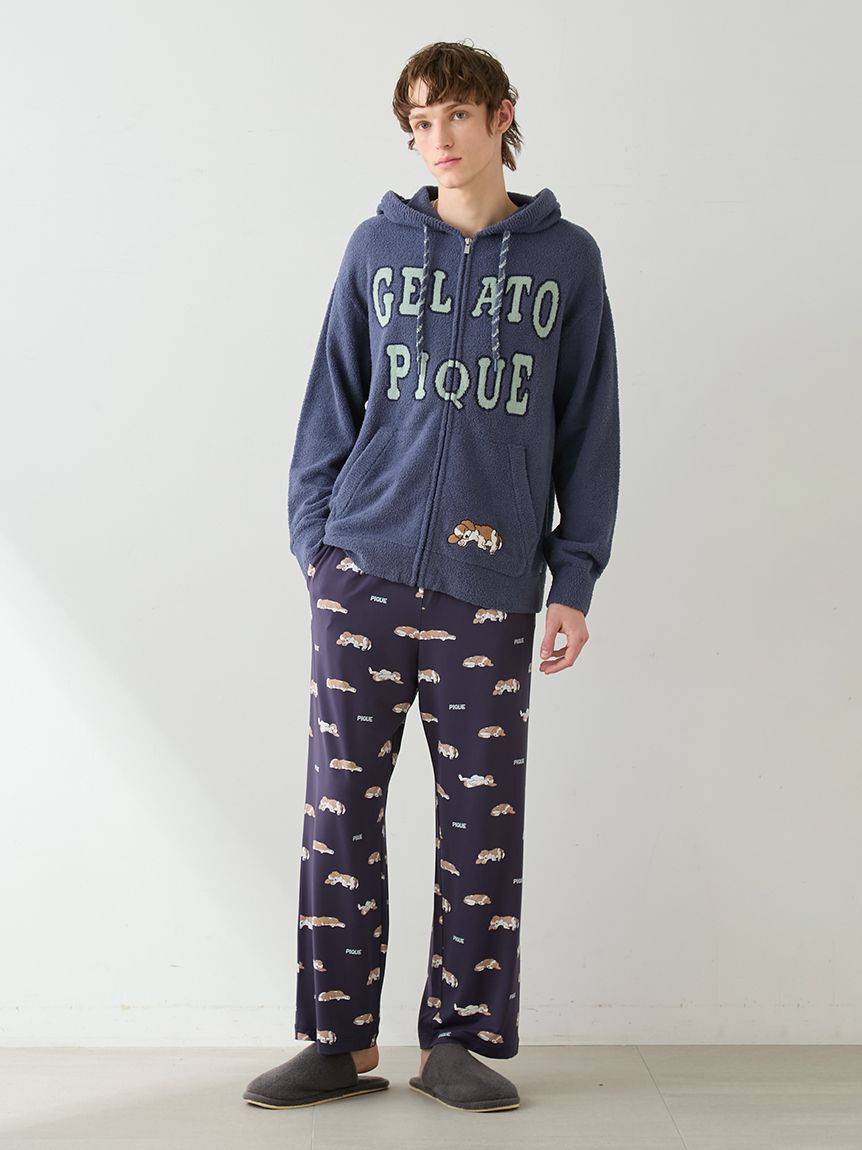 GELATO PIQUE HOMME「【HOMME】エアリーモコスリーピングドッグパーカ」|パーカー|